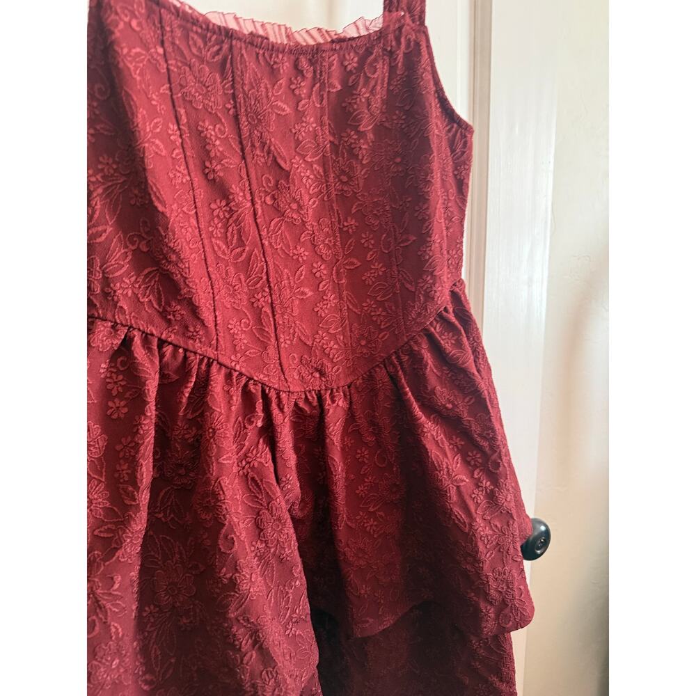 Francesca's Shawna Corset Fit and Flare Mini Dress - Women's Large - Picture 6 of 9